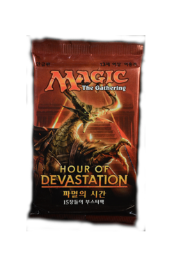 Hour of Devastation Booster Pack - Korean Booster Pack Magic MTG - Image 1
