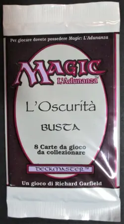 The Dark ITALIAN Booster Pack (SEALED) Booster Pack Magic MTG - Image 1