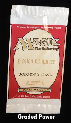 Magic Empty Packs & Boxes Fallen Empires Booster Pack (EMPTY) Magic MTG - Image 1