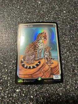 MTG Ocelot Pride - Textless Store Champion Promo Foil (see pics) - Image 3
