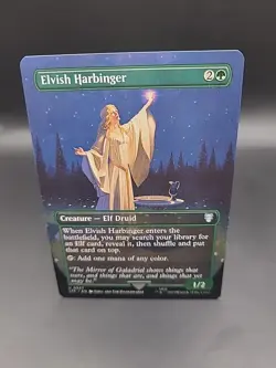 MTG LTC 0527 - “Elvish Harbinger” - Borderless - Non-FOIL - Image 1