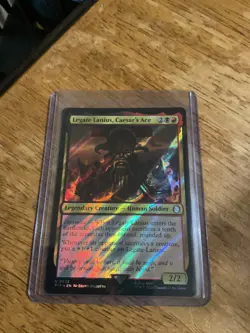 1x Legate Lanius, Caesar's Ace - Surge Foil NM-Mint, English Fallout MTG Magic - Image 1