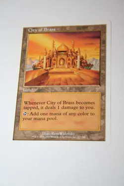 MTG Magic The Gathering 7th Seventh City of Brass NM Unplayed English! 2 of 4! - Image 1