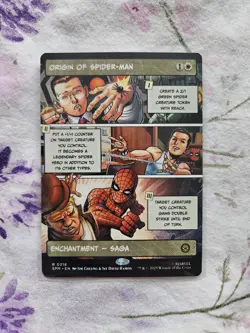 Marvel MTG Origin Of Spider-Man Borderless Comic Panel 218 2025 - Image 1