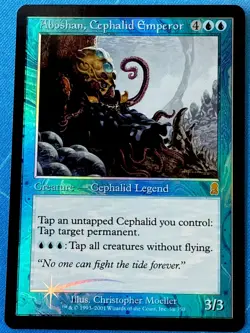 Aboshan, Cephalid Emperor RARE FOIL 58/350 Odyssey Magic The Gathering 2001 - Image 1