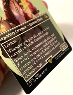MTG Aerith Gainsborough (Borderless) Final Fantasy 374 FFVII FF7 NM - Image 2