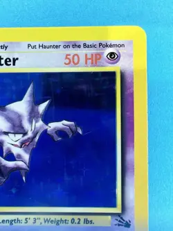 Haunter Holo 6/62 Fossil Set Unlimited Rare Pokemon Card WOTC 1999 - Image 2