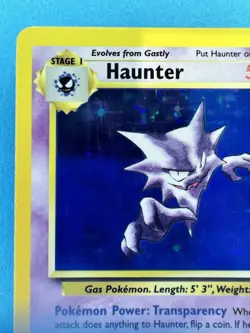 Haunter Holo 6/62 Fossil Set Unlimited Rare Pokemon Card WOTC 1999 - Image 3