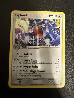 Pokemon TCG Exploud 3/106 Emerald Holo - Image 2