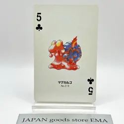 Pokemon Magcargo 219 Playing Cards Gold Poker Pichu Nintendo Japanese Japan Rare - Image 1