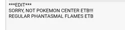 Pokemon TCG Phantasmal Flames Pokemon Center ETB - New Sealed - Image 2