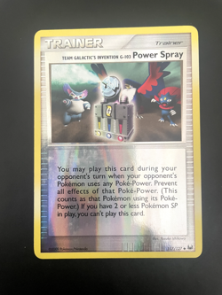 Pokemon Card Team Galactic's Invention G-103 Power Spray 117/127 Reverse Holo LP - Image 1