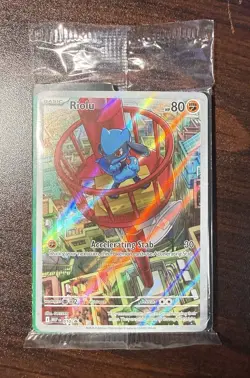 Pokemon TCG Riolu Illustration Rare Mega Evolutions Promo - SEALED - Image 1