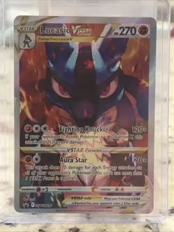 Lucario VSTAR SWSH291 – Full Art Pokemon Promo – Sword & Shield NM - Image 1