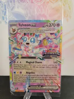 Sylveon Ex 41/131 Prismatic Evolutions Stamp Promo Pokemon TCG NM Near Mint Holo - Image 1