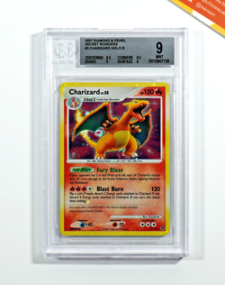 Pokemon BGS 9 Charizard #3 Holo Secret Wonders Diamond & Pearl 2007 English - Image 1