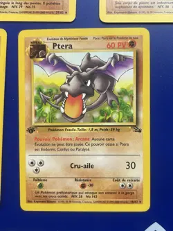 Pokemon TCG 1999 Aerodactyl/Geodude Evolution Set Fossil Lot Vintage - Image 3