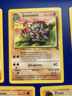 Pokemon TCG 1999 Aerodactyl/Geodude Evolution Set Fossil Lot Vintage - Image 4