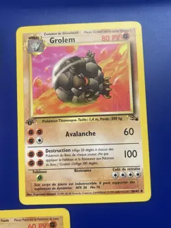 Pokemon TCG 1999 Aerodactyl/Geodude Evolution Set Fossil Lot Vintage - Image 5