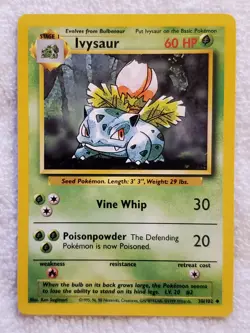 (lot of 6) Ivysaur #30 [U] English Base Set Pokemon 1999 vtg - NM - Image 3