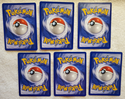 Gastly 33/62 [U-Regular] [Lot of 6) English Fossil Pokemon 1999 vtg NM - Image 2