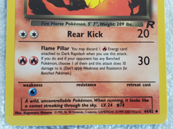 Lot of 4 Dark Rapidash 44/82 [U-Reg] English Team Rocket Pokemon 1999 vtg - NM - Image 5