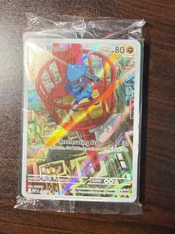 Pokemon TCG Riolu Illustration Rare Mega Evolutions Promo - SEALED - Image 1