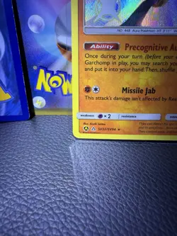 Lucario Pokemon TCG Hidden Fates SV22/SV94 Shiny Holo Rare 110 HP Ability - Image 3