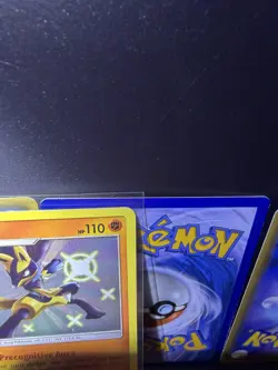 Lucario Pokemon TCG Hidden Fates SV22/SV94 Shiny Holo Rare 110 HP Ability - Image 5