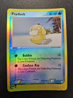 Pokemon EX Team Magma vs Team Aqua Psyduck Reverse Holo 44/95 EXCELLENT - Image 1
