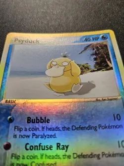 Pokemon EX Team Magma vs Team Aqua Psyduck Reverse Holo 44/95 EXCELLENT - Image 3