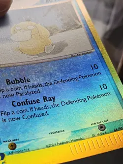 Pokemon EX Team Magma vs Team Aqua Psyduck Reverse Holo 44/95 EXCELLENT - Image 4