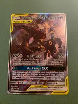 Umbreon & Darkrai GX SM241 Tag Team Black Star Promo 2020 Pokemon TCG Near Mint - Image 2