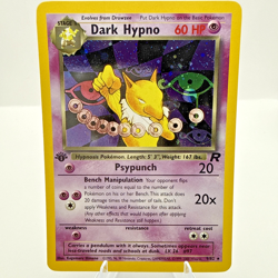 Pokemon TCG Team Rocket 1st Edition Holo Dark Hypno 9/82 LP/NM - Image 1
