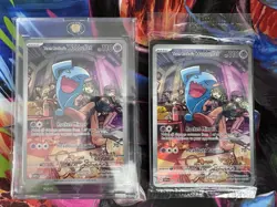 Team Rocket's Wobbuffet 203 Promo X2- Pokemon Center Stamp & ETB Sealed Promo - Image 1