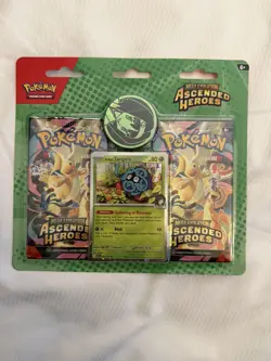 Pokemon TCG Mega Evolution Ascended Heroes Larry’s Komala 2 Pack Blister New ✅ - Image 1