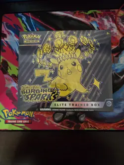Pokemon TCG Surging Sparks ETB, Factory Sealed - Image 1