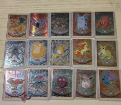 Vtg Lot Of 15 2000 Topps Chrome Pokemon Foil Includes Charizard And A Spectra - Image 1
