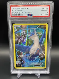2015 POKEMON XY BLACK STAR PROMO LATIOS #XY79 HOLO PSA 8 NM #110495977 - Image 1