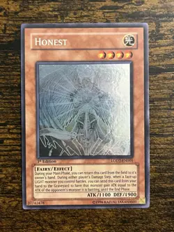 Honest LODT-EN001 Ghost Rare 1st Edition English Heavily Played Yu-Gi-Oh! - Image 1