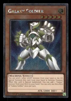 Yugioh Galaxy Soldier (Platinum Secret Rare) #RA04-EN219 NM - Image 1