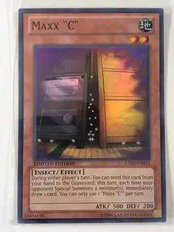 Maxx "C" - YuGiOh Limited Edition - CT09-EN012 Super Rare - Image 1