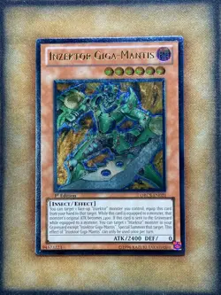Yugioh Inzektor Giga-Mantis ORCS-EN021 Ultimate Rare 1st Ed NM - Image 1