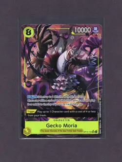 Gecko Moria Alternate Art SR OP14-104 The Azure Sea's Seven Foil One Piece - Image 1