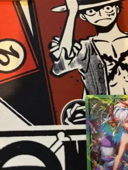 One Piece OP06-022 Yamato Green/ Yellow Leader ST28 English Foil Near Mint - Image 2