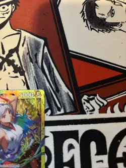 One Piece OP06-022 Yamato Green/ Yellow Leader ST28 English Foil Near Mint - Image 3