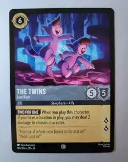 Disney Lorcana TCG - Whispers In The Well: The Twins (186/204) - Common - NM - Image 1
