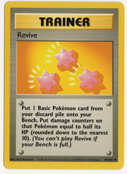 Revive 89/102 Base Set Pokemon Card - Image 1