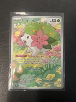 1/1 Coop Sketch /Auto - 3 Card Pokemon Lot Psyduck IR, Shaymin IR, Oricorio EX - Image 2