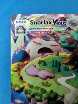 Pokemon TCG Snorlax VMAX Holo Ultra Rare Card Sword & Shield 142/202 - Image 3